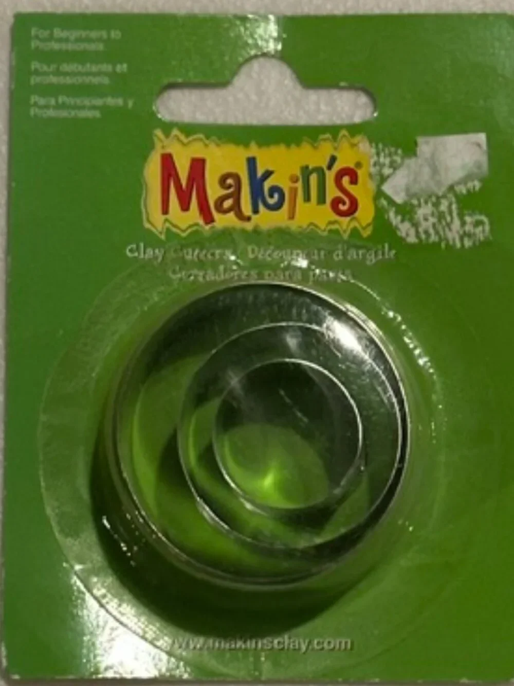 NEW Makin's 3-piece Circle Clay Cutters